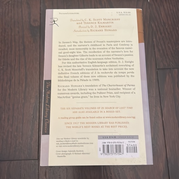 In search of lost time Volume 1 Swann’s Way by Marcel Proust - Picture 3 of 4